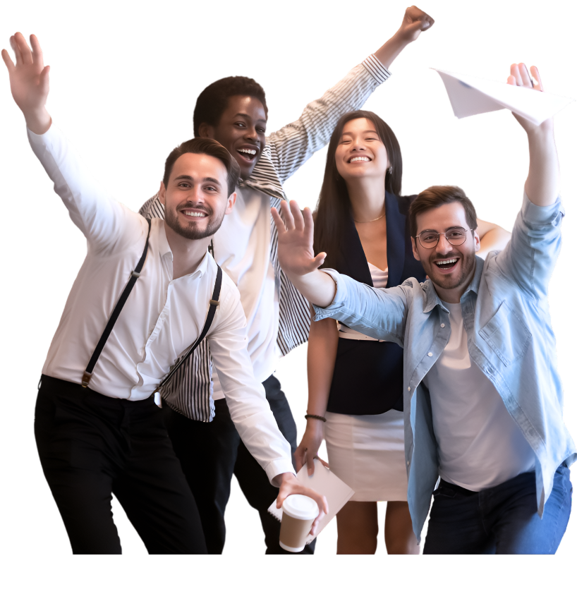 Human Resources Staff Excited